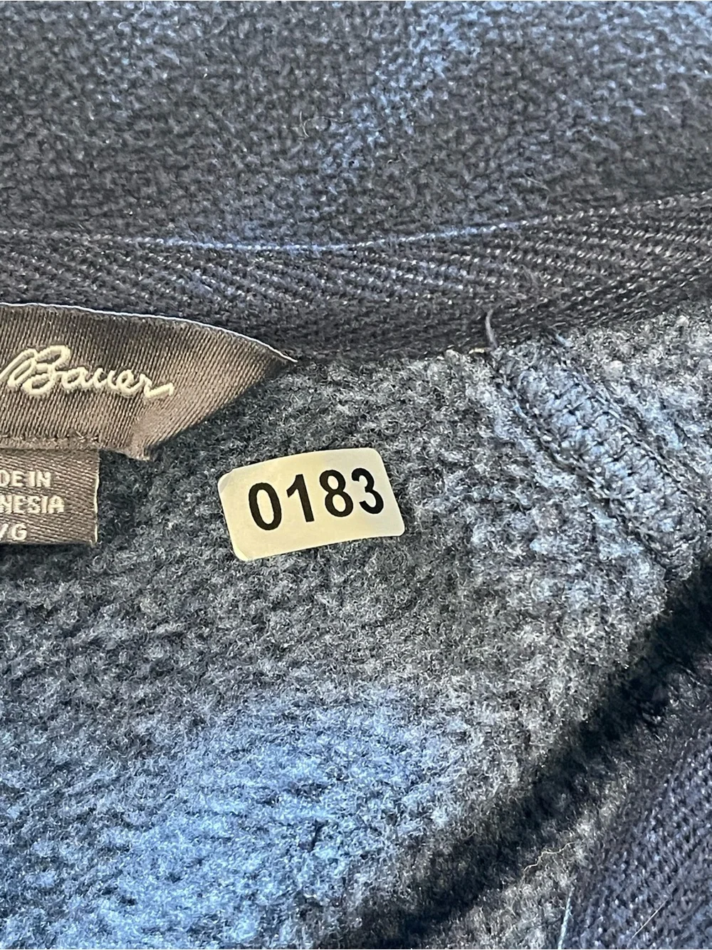 Eddie Bauer Men's Gray Half-Zip Sweater. Size L